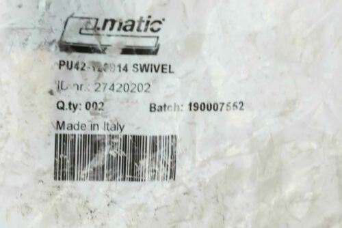 (2-Pk) Cmatic Swivel Safety Coupling PU42-120014