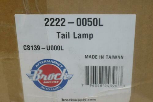 Brock Tail Lamp 2222-0050L