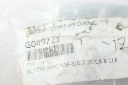 (4-Pk) Generac Screw HHC M6-1.0 x35 C8.8 CLR x G049721