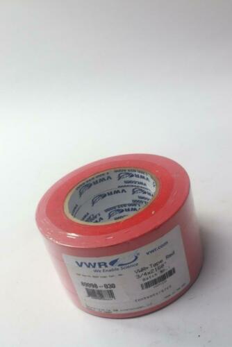 (4-Pk) VWR Tape Lab Roll Red 3/4" x 2160" 89098-030