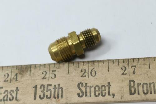 Tompkins Flare Fitting SAE 45 Tube Union Brass 5/8-18 x 1/2-20 42-06-05