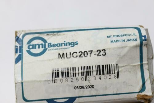AMI Insert Bearing Normal Wide Set Screw Stainless Steel 1-7/16&quot; MUC207-23