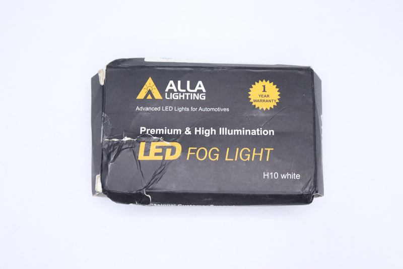 Alla Lighting LED Fog Light Bulbs Xtreme Super Bright Xenon White 3200 Lumens