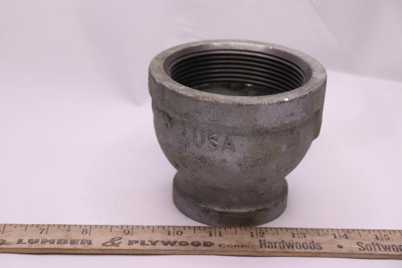 Ward Threaded Reducer Pipe Coupling Galvanized 3" x 2" Female FGCO3X2