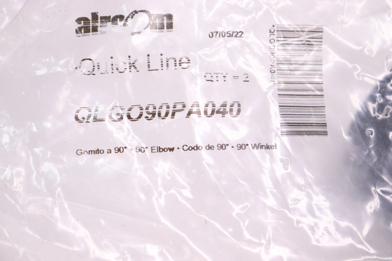 (2-Pk) Alrcom 90 Degree Polymer Elbow QLGO90PA040