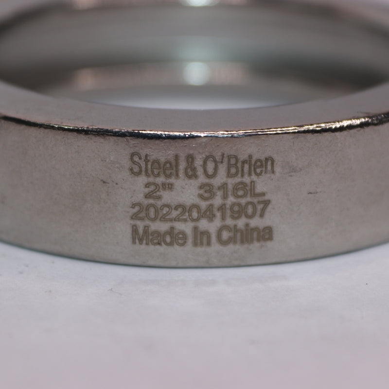 Steel & O'Brien Sanitary Clamp 316L 2" 2022041907