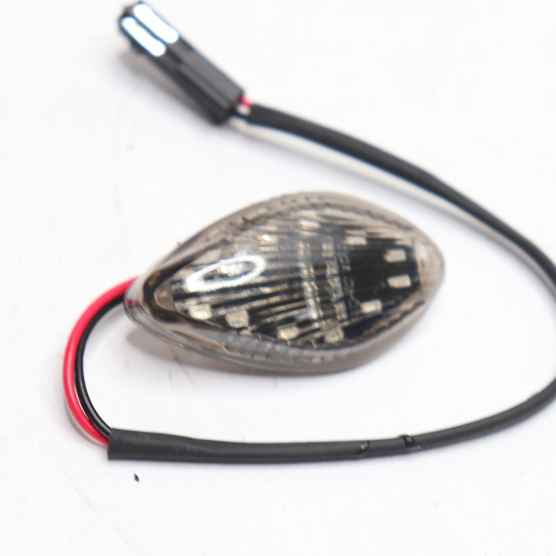 (2-Pk) APE Amber LED Flush Mount Smoke Turn Signal Light Brake Tail Blinker