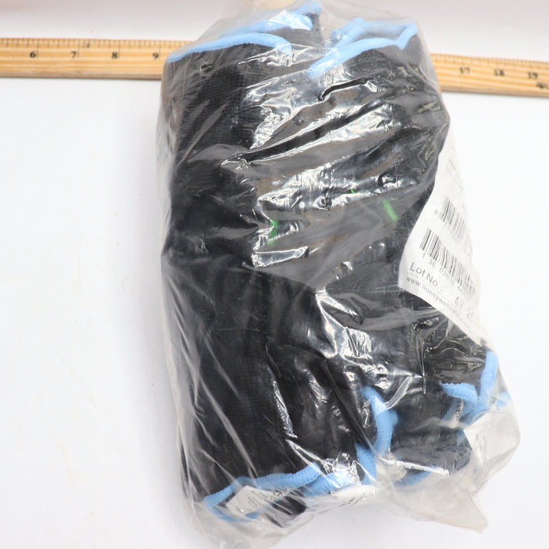 (10-Pairs) Honeywell Cut-Resistant Gloves Nitrile Black 8M 18 Gauge A4
