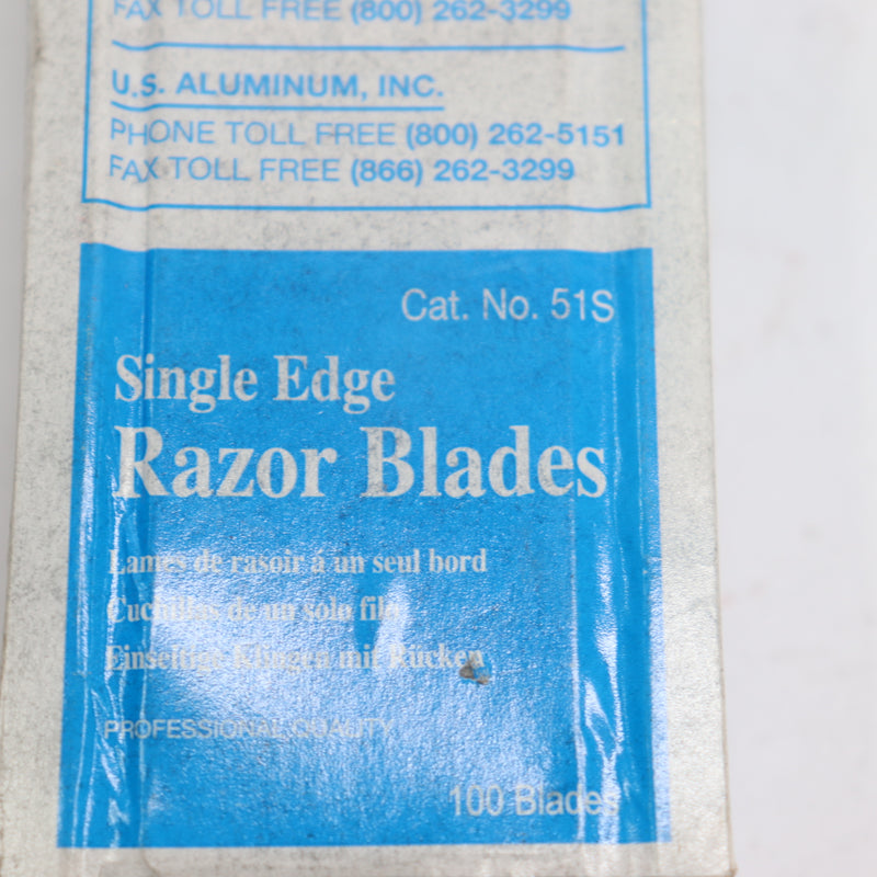 (100-Pk) CRL Single Edge Razor Blades 51S