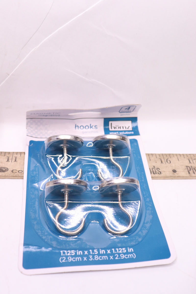 (4-Pk) Homz Products Magnetic Hook 526