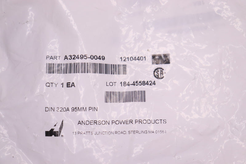 Anderson Power Products Connector Power Heavy Duty A32 Plug 95 MM A32495-0049