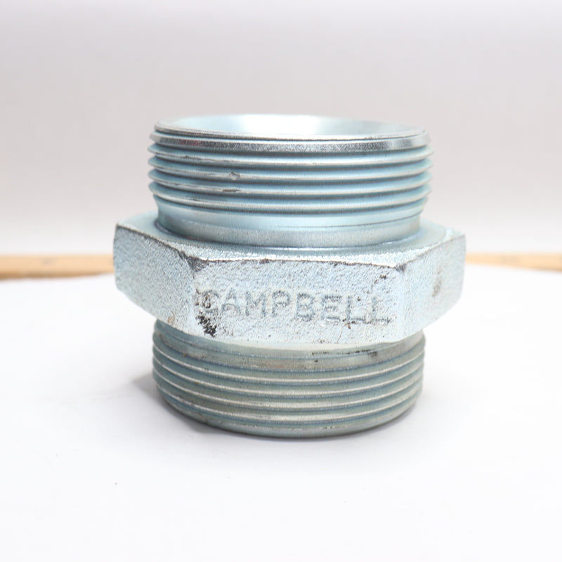 Campbell Ground Joint Double Spud Fitting 2"