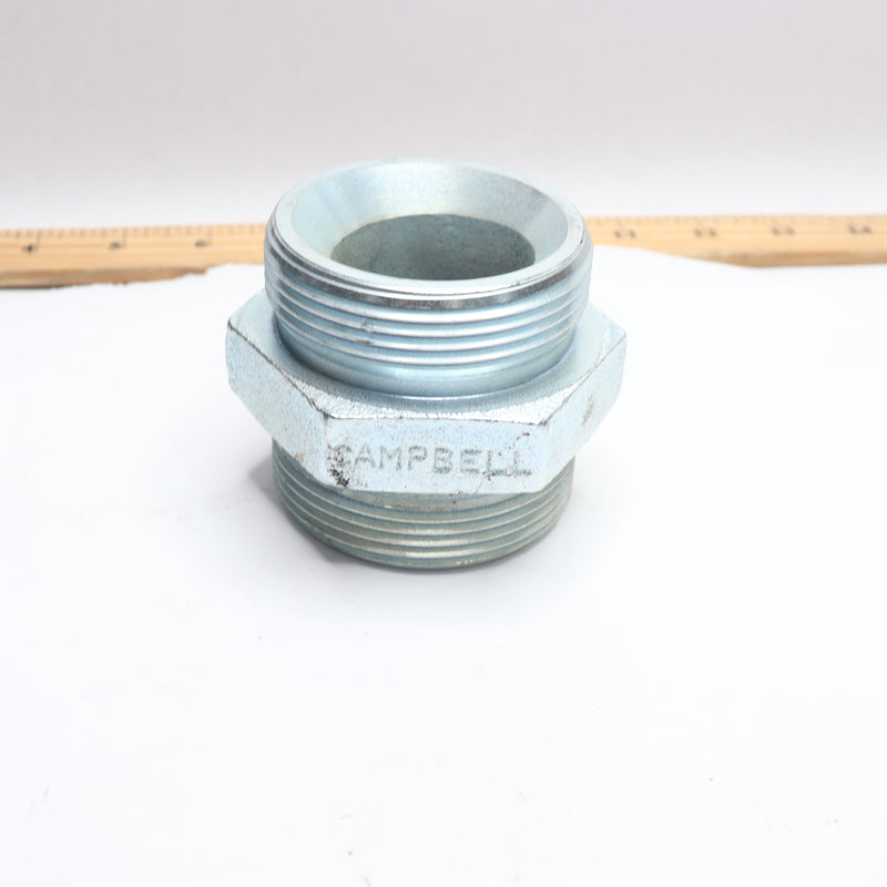 Campbell Ground Joint Double Spud Fitting 2"