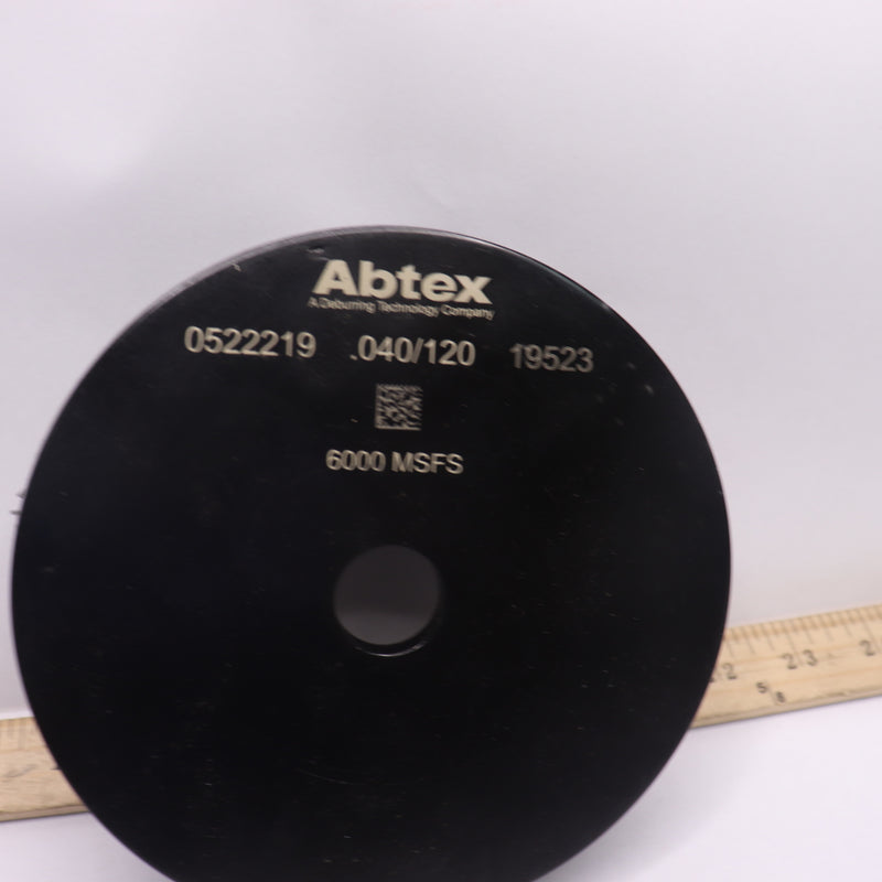Abtex Disc Brush Black 120 Grit 6" x .040" x 7/8" 0522219