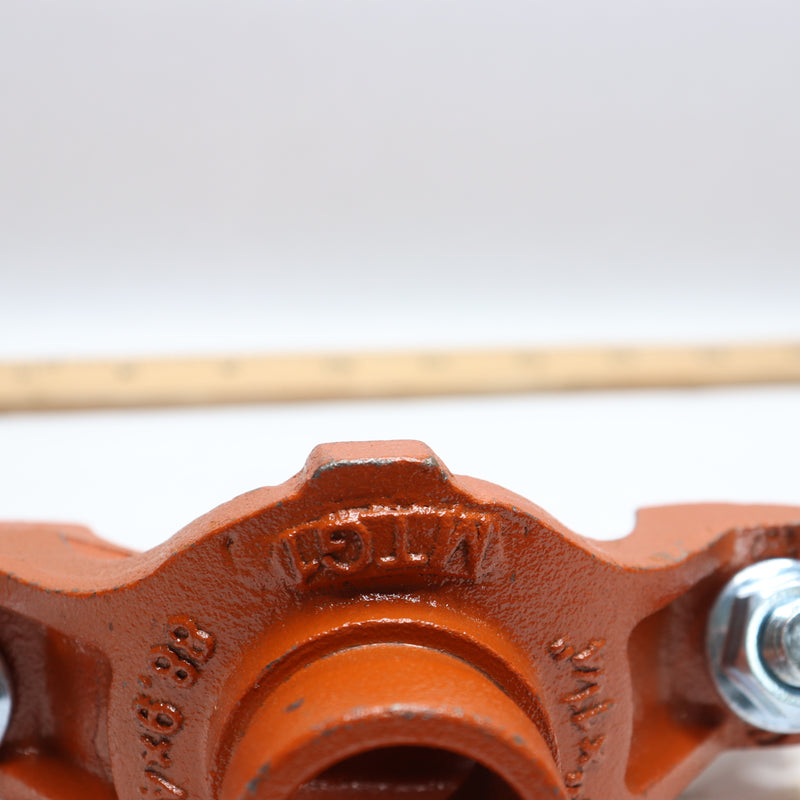 Rasco Groove Mechanical Tee Orange 3" X 1-1/4" MTG1