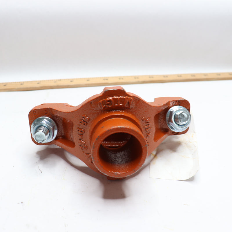 Rasco Groove Mechanical Tee Orange 3" X 1-1/4" MTG1