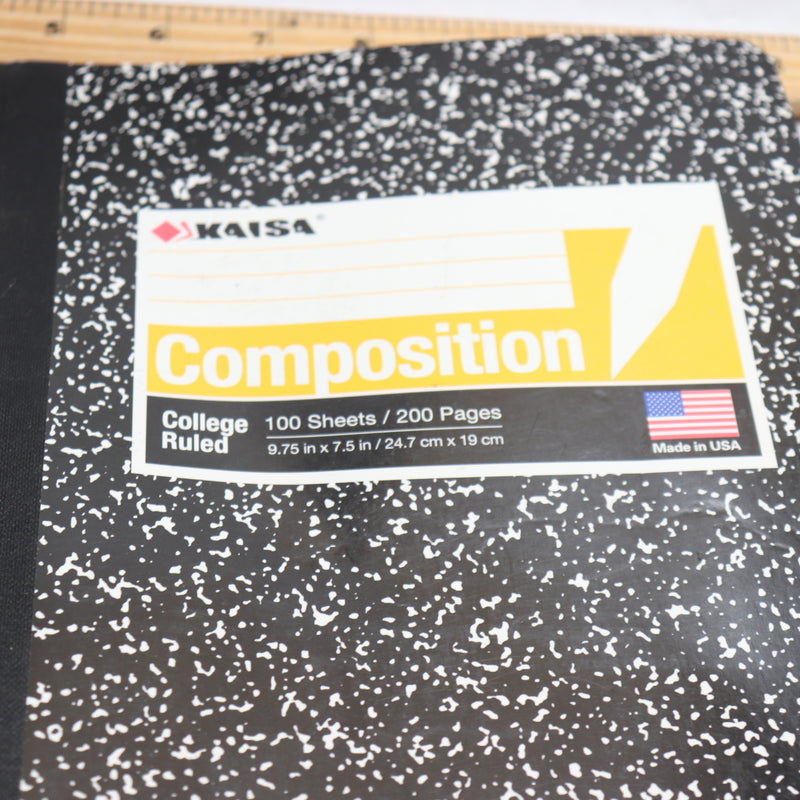 Kaisa Composition Notebook 9.75" x 7.5" C10001C
