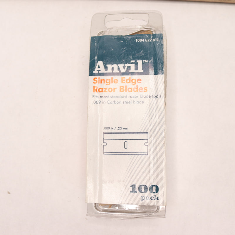 (100-Pk) Anvil Single Edge Razor Blades 84-163