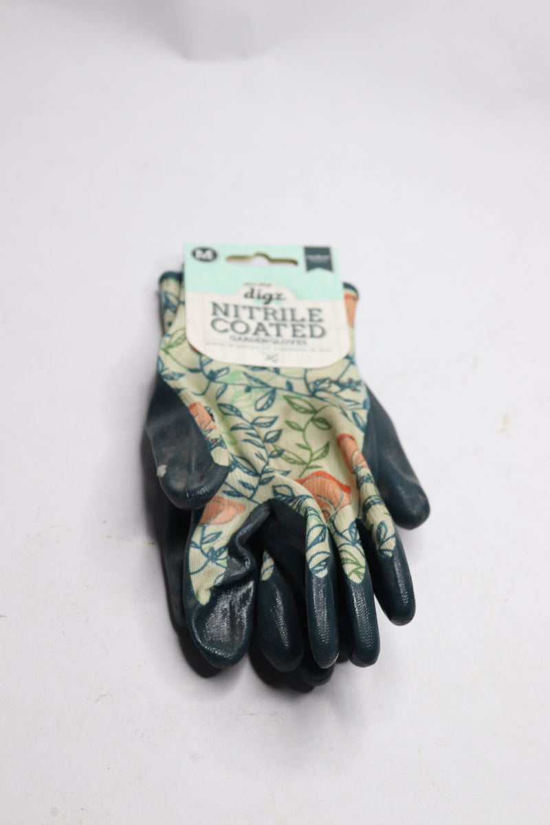 Digz Gardening Gloves Nitrile Multicolored Medium