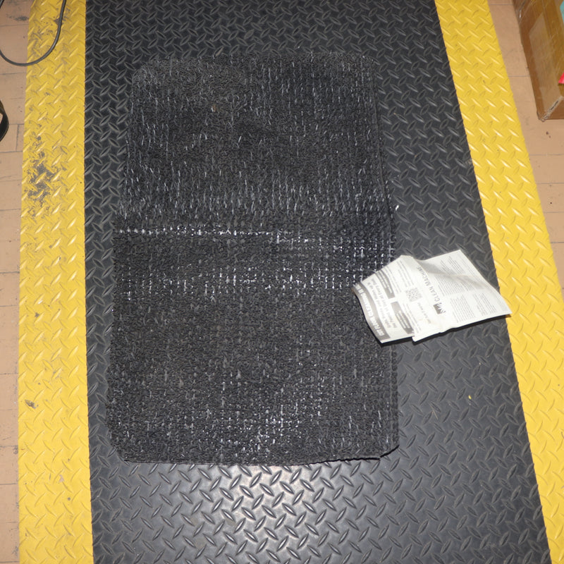 Astroturf Clean Machine Flair Doormat Polyvinyl Chloride Black Flint 18" x 30"