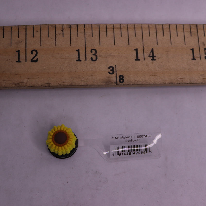 Crocs Nature and Flower Shoe Charm Sunflower Single Unisex-Adult 10007428