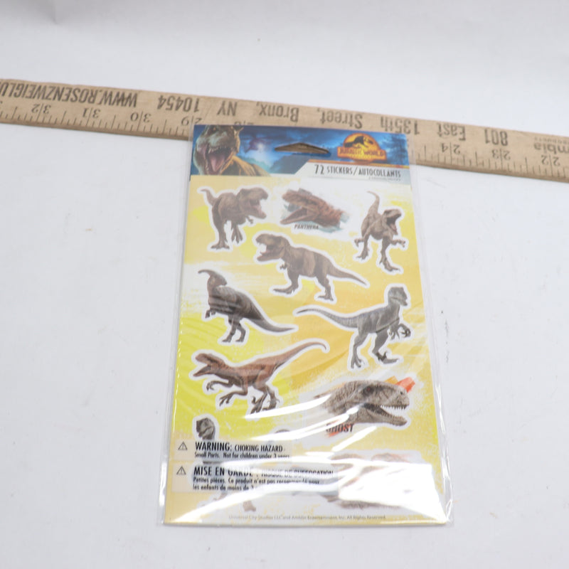 (72-Pcs) Jurassic Park High Gloss Stickers 06120523
