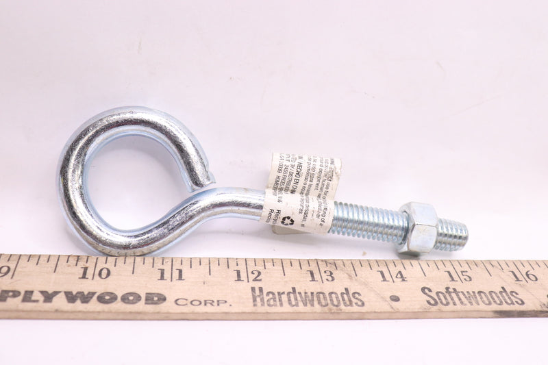 Everbilt Eye Bolt with Nut Zinc-Plated 1/2" x 6" 806766