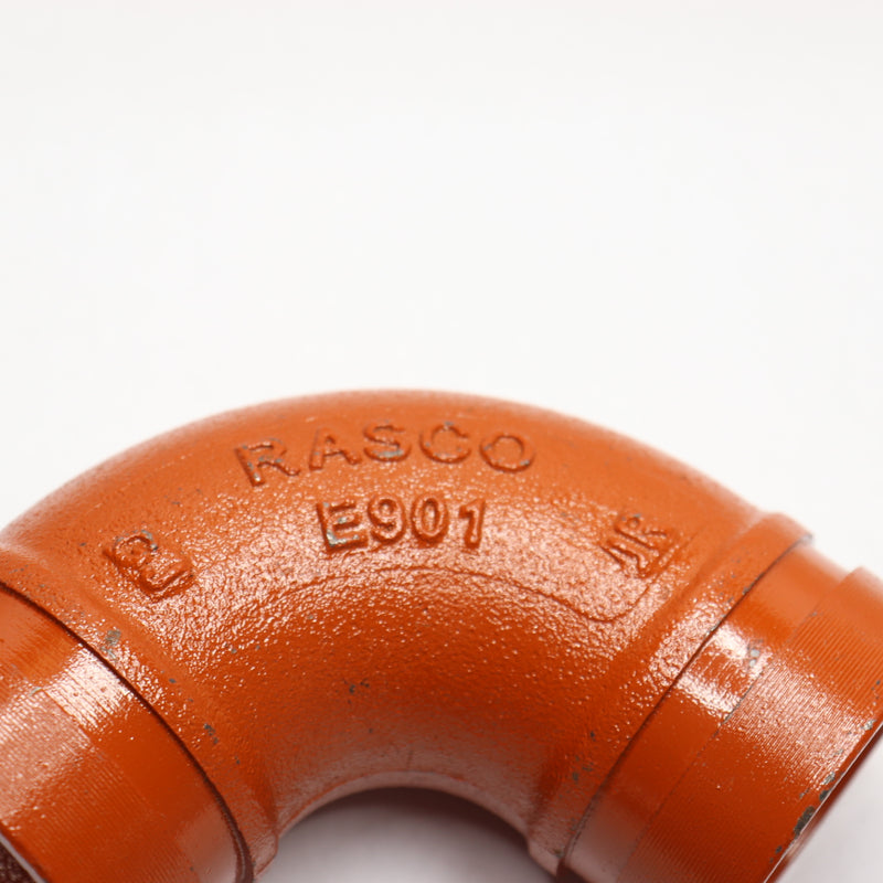 Rasco Standard Radius 90 Degree Grooved Elbow 2" E901