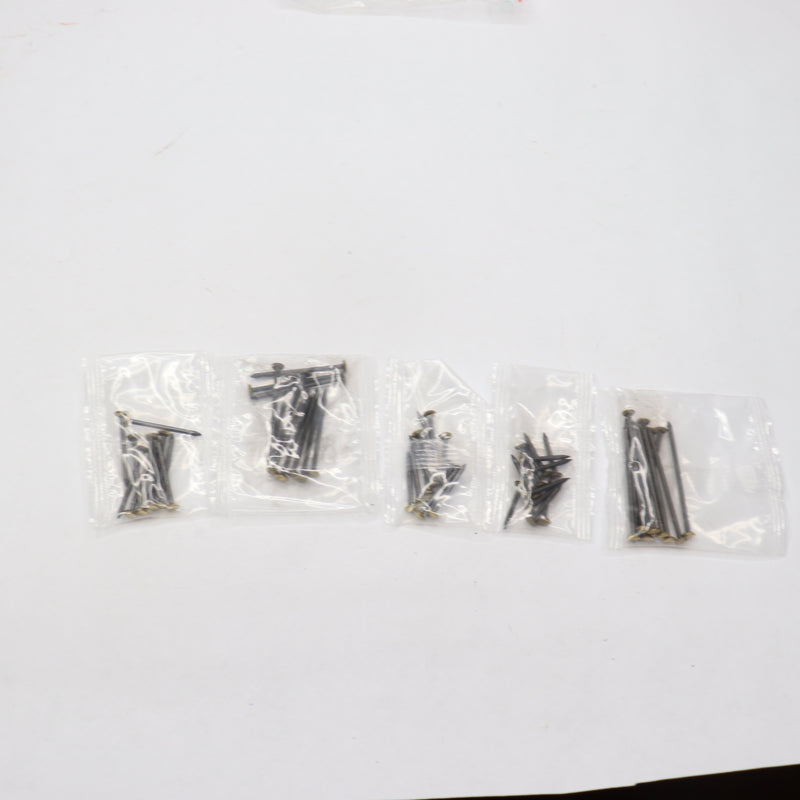 (50-Pk) Rikama Picture Nails Set Steel Black ‎HU-XI-192