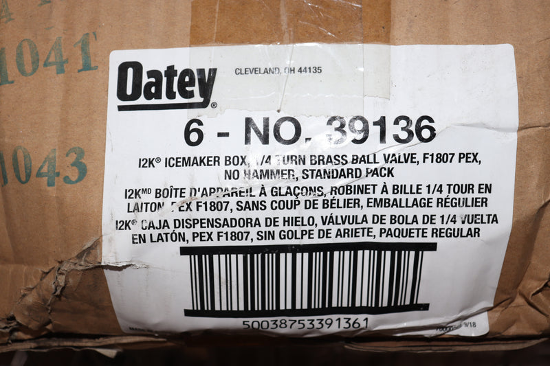(6-Pk) Oatey Faucet Balls Brass 39136