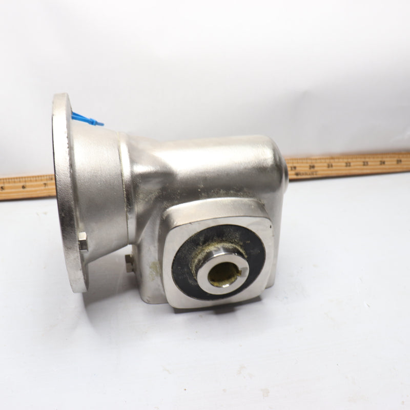 Boston Right Angle Worm Gear Speed Reducer Single Reduction Stainless Steel
