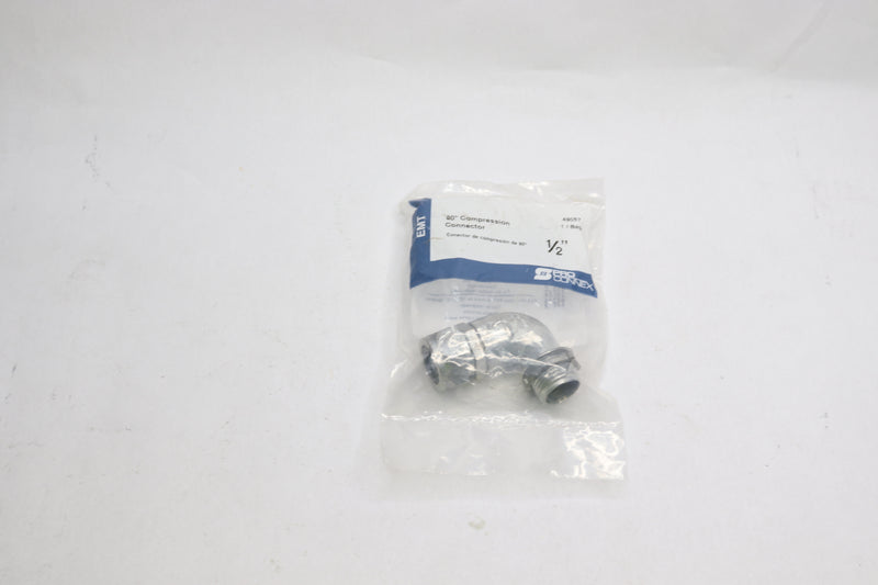 Sigma ProConnex 90-Deg Compression Connector Die Cast Zinc 1/2"