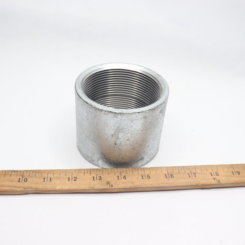 Mueller Full Coupling Galvanized Merchant Steel 3" NPT