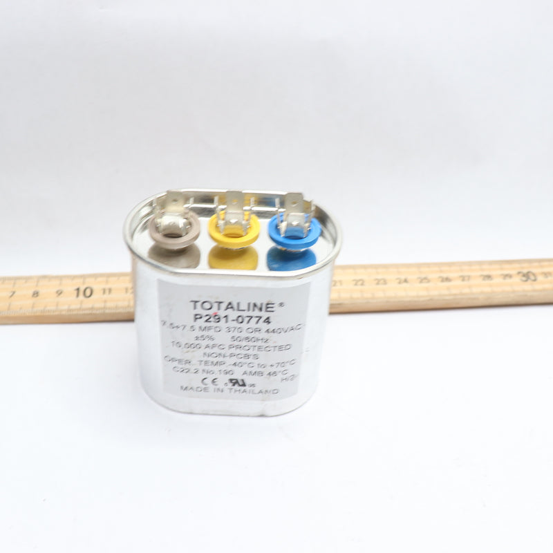 Totaline Run Oval Capacitor 370 or 440VAC 50/60Hz P291-0774
