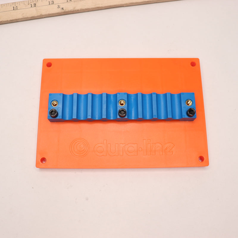 Dura-Line Plate Mount Micro Duct w/ Screws Orange 5-1/2" X 8" 20002121