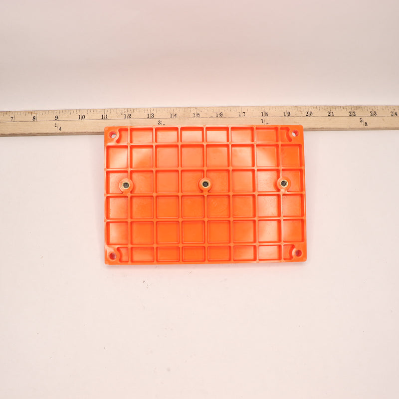 Dura-Line Plate Mount Micro Duct w/ Screws Orange 5-1/2" X 8" 20002121