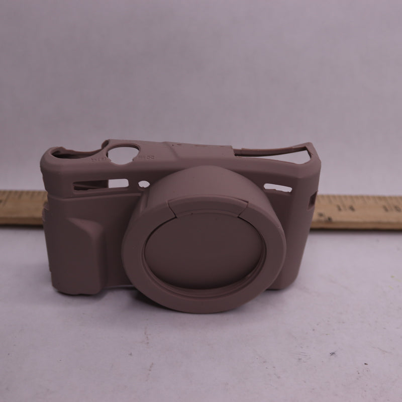 Removable Lens Cover Silicone Gray for Canon PowerShot G7x Mark ii Camera