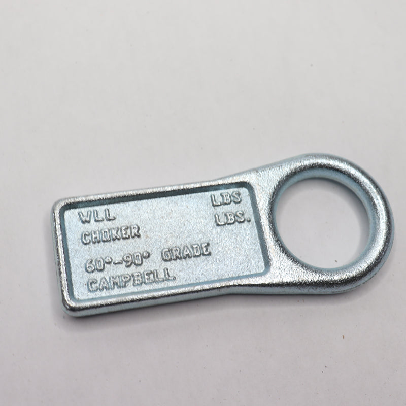 Campbell Chain Tag Forged Zinc Plated