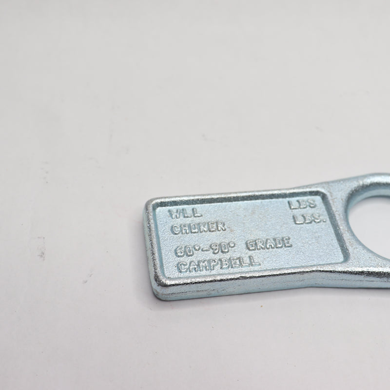 Campbell Chain Tag Forged Zinc Plated