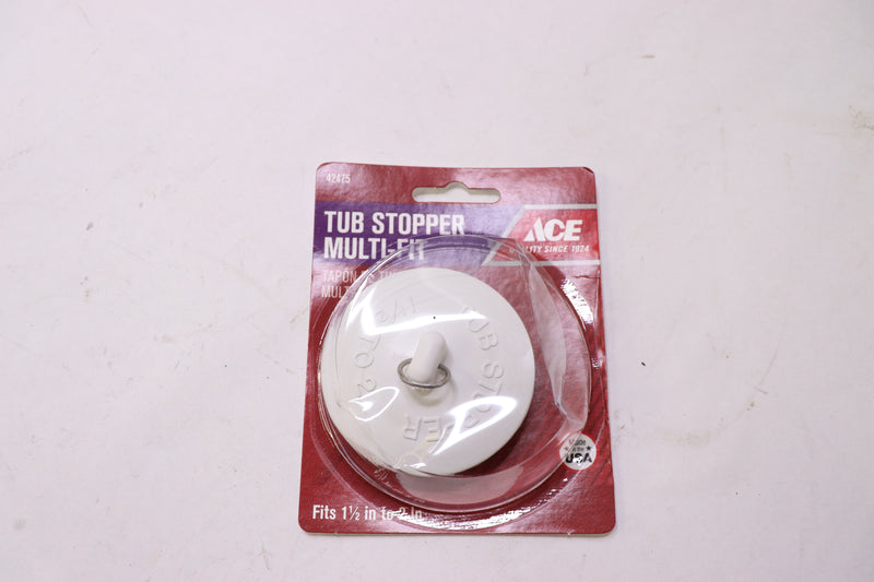 Ace Tub Stopper Rubber 1-1/2" to 2" Dia. 42475