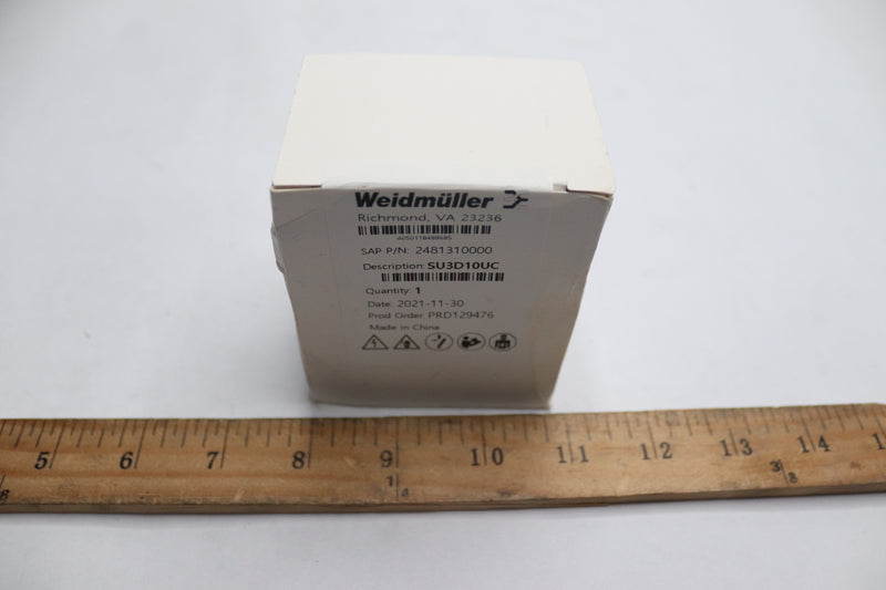 Weidmuller Circuit Breaker Thermal Magnetic 10A 277 V AC DC Lever DIN Rail