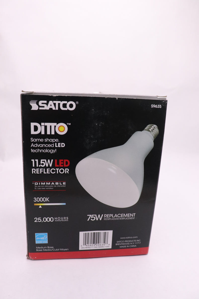 Satco LED BR40 Flood Light 300K Dimmable 11.5Watts