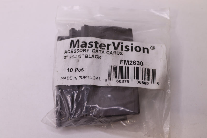 (10-Pk) Master Vision Magnetic Card Holder 3" x W x 1.3" H FM2630