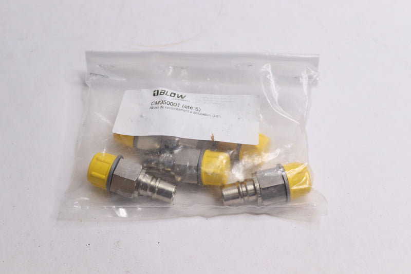(5-Pk) 1 Blow Hydraulic Coupling w/ Obturation for Mould CM350001