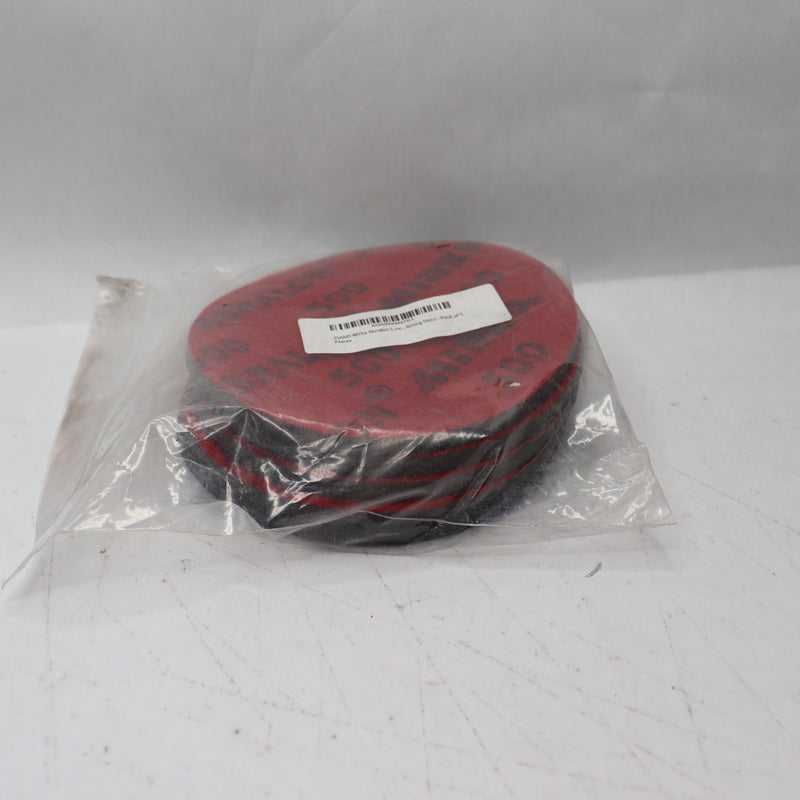 (5-Pk) Abralon Hook & Loop Polishing Sanding Discs Red 5"