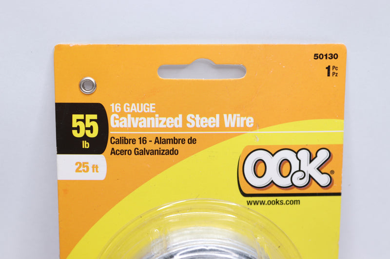 OOK Wire Galvanized Steel 16 Gauge 25 Ft 50130