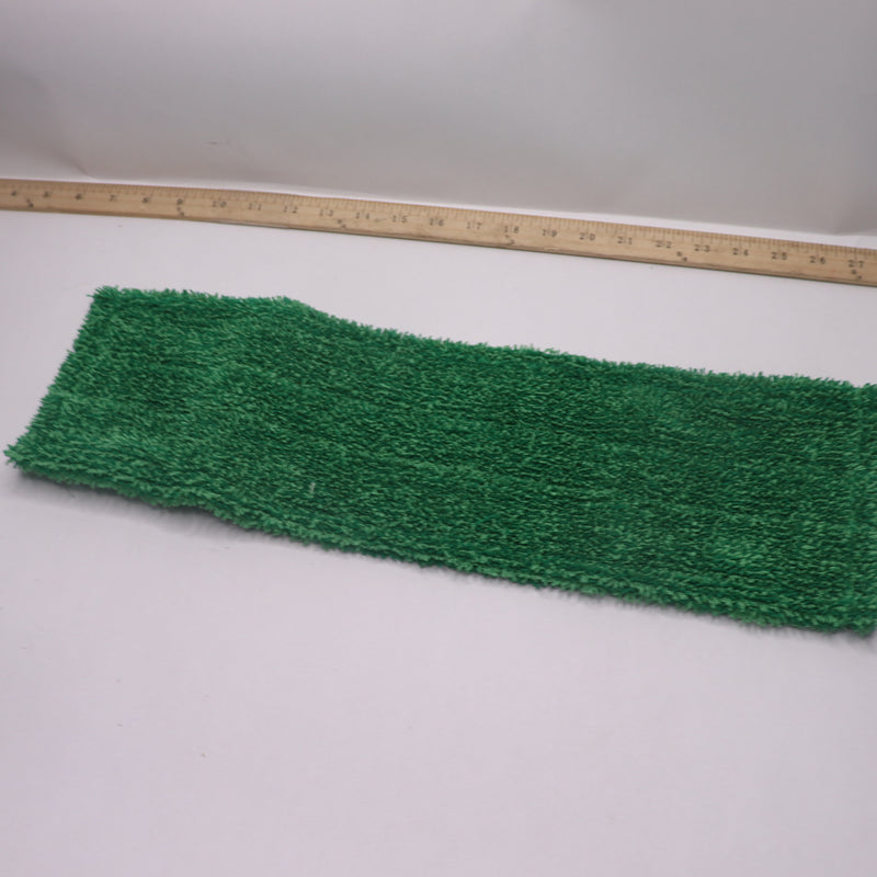 Rubbermaid Flat Mop Pad Microfiber Green 18" 2132431
