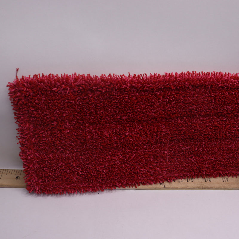 Rubbermaid Flat Mop Pad Microfiber Red 18" 2132423