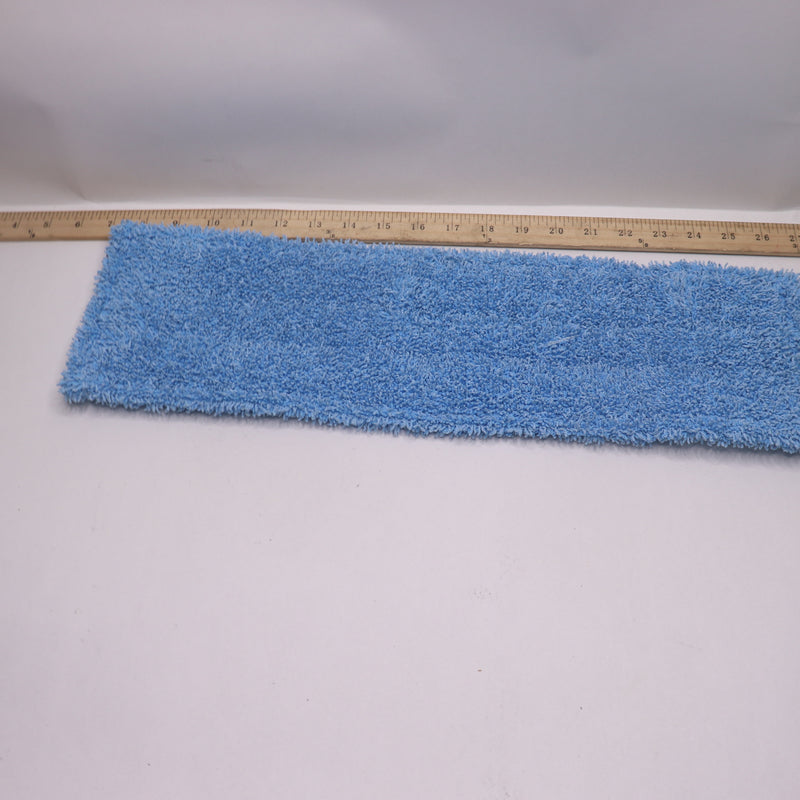 Rubbermaid Flat Mop Pad Microfiber Blue 18" 2132427