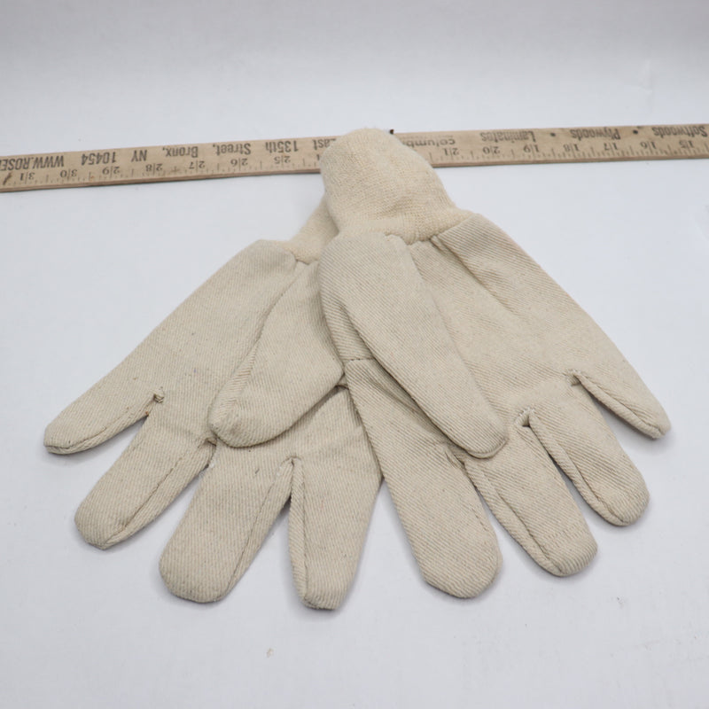 (Pair) Cordova Standard Weight Blue Wrist Gloves Canvas XL
